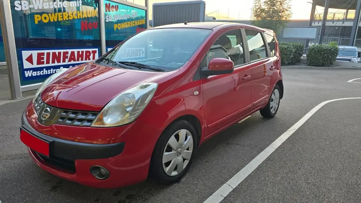 Gebraucht Nissan Note 88 PS (64 kW) 2006 Rot Kleinwagen