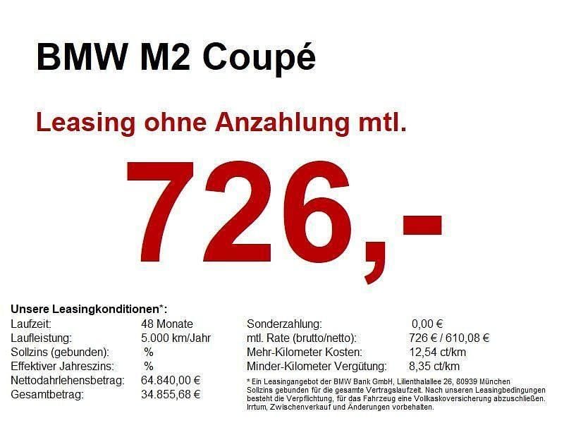 Rot Gebraucht 2025 BMW M2 Performance Coupé | 64.690 € (Superpreis) - Bild 1/1