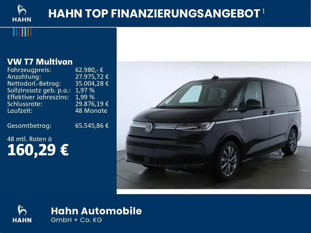 Gebraucht VW Multivan Style 245 PS (180 kW) 2025 Schwarz Van / Kleinbus