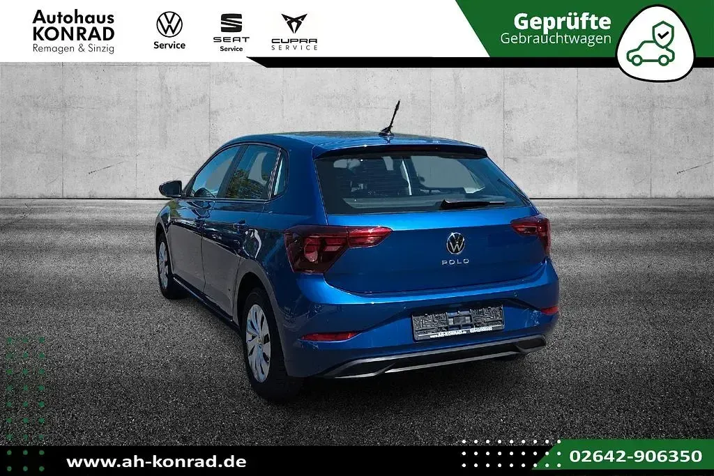 Gebraucht VW Polo Basis 80 PS (58 kW) 2022 Blau Kleinwagen