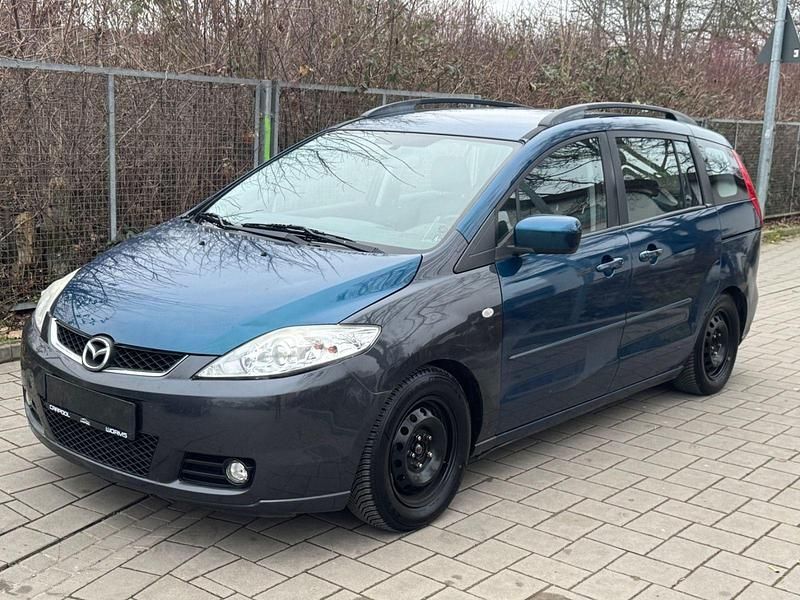 Gebraucht Mazda 5 Exclusive 116 PS (85 kW) 2007 Blau Van / Kleinbus