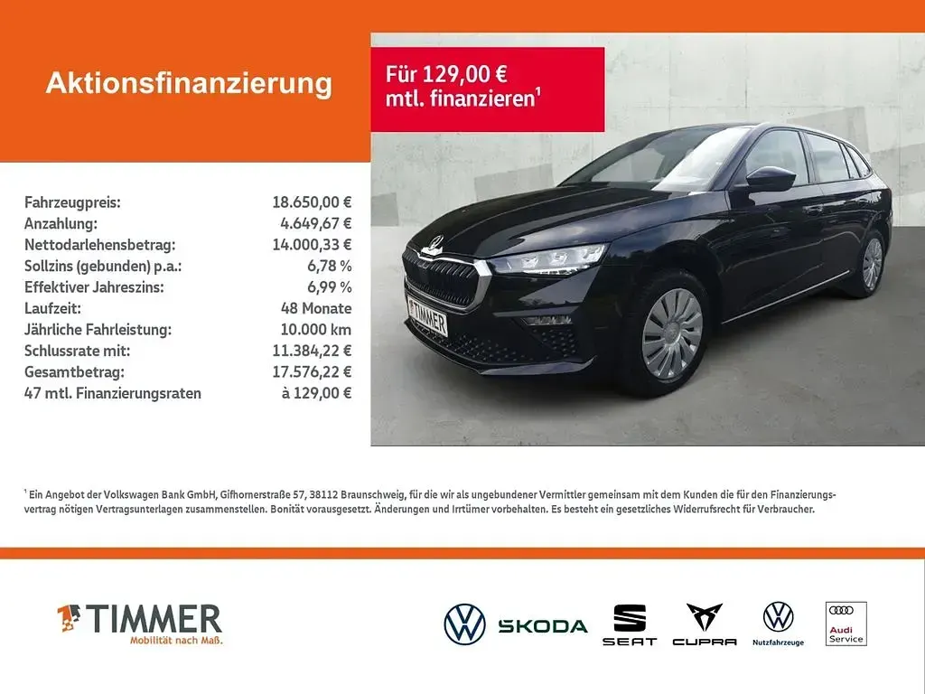 Gebraucht Skoda Scala Essence 95 PS (69 kW) 2025 Black magic perleffekt Kleinwagen