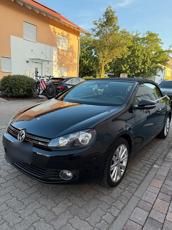 Schwarz Gebraucht 2012 VW Golf Cabriolet Cabrio | 7.000 € (Superpreis) - Bild 1/4