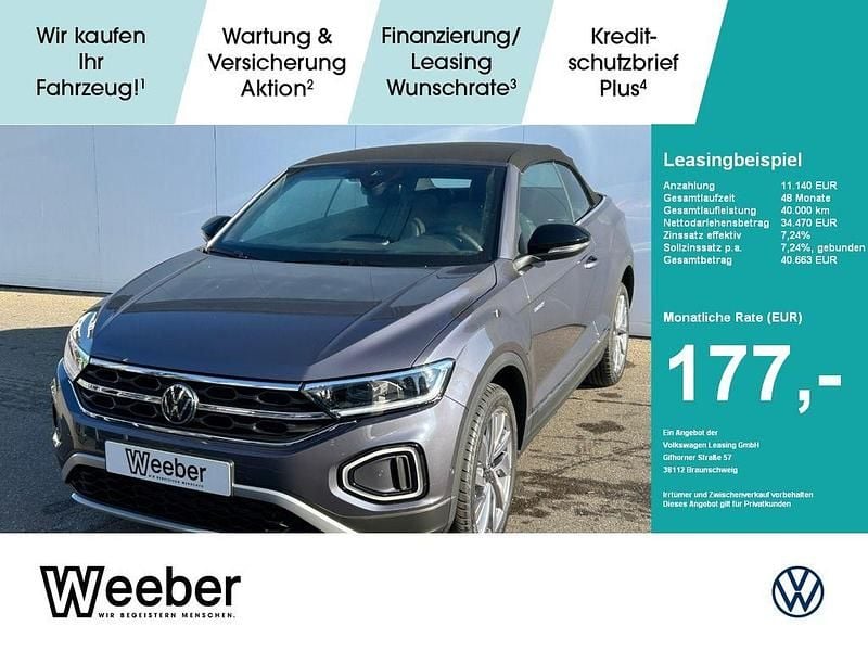 Neu VW T-Roc Cabriolet 116 PS (85 kW) 2025 Schwarz Cabrio
