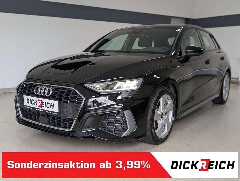 Schwarz Gebraucht 2022 Audi A3 S-Line Limousine | 24.480 € (Guter Preis) - Bild 1/3