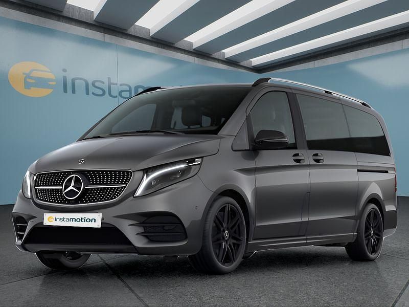 Grau Gebraucht 2022 Mercedes V250 Van / Kleinbus | 56.299 € (Teuer) - Bild 1/4