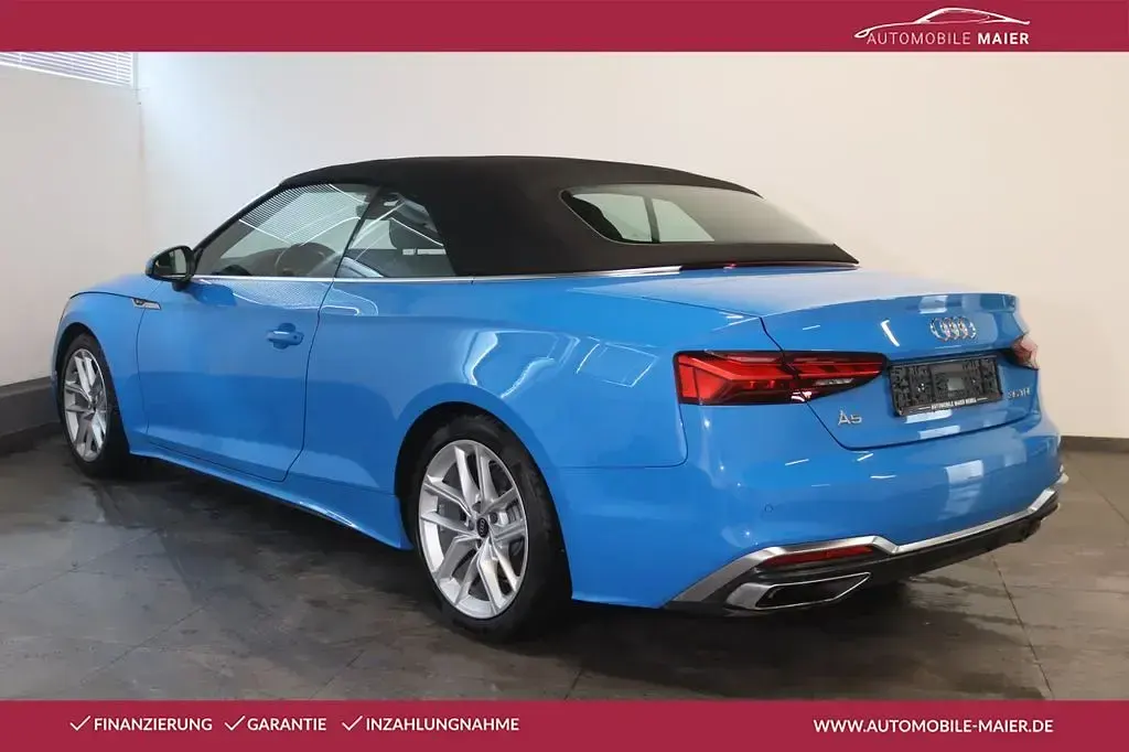 Gebraucht Audi A5 Cabriolet S-Line 163 PS (119 kW) 2021 Blau Cabrio