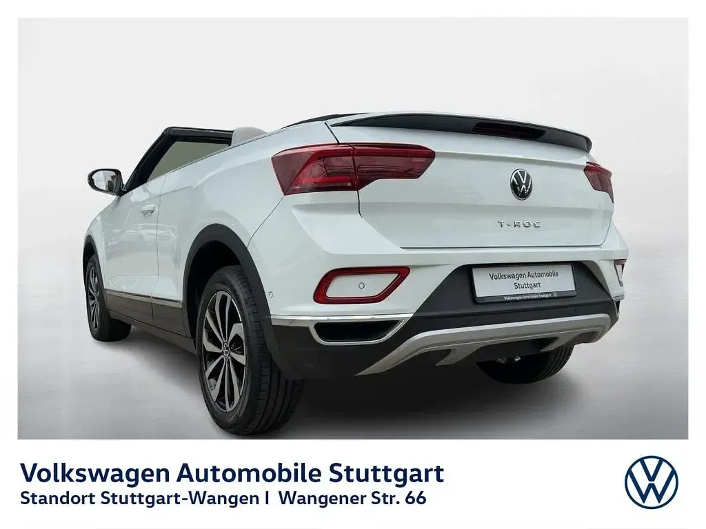 Gebraucht VW T-Roc Cabriolet Style 150 PS (110 kW) 2022 Weiß Cabrio