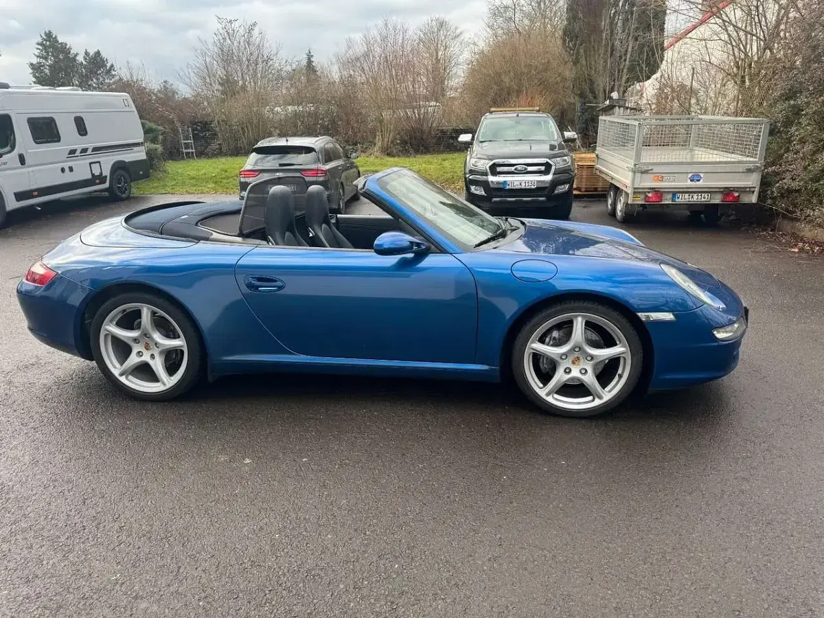 Gebraucht Porsche 911 Carrera Cabriolet 325 PS (239 kW) 2007 Blau Cabrio
