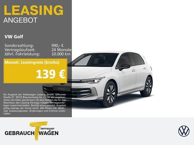 Weiß Gebraucht 2025 VW Golf Goal Limousine | 22.980 € (Superpreis) - Bild 1/2