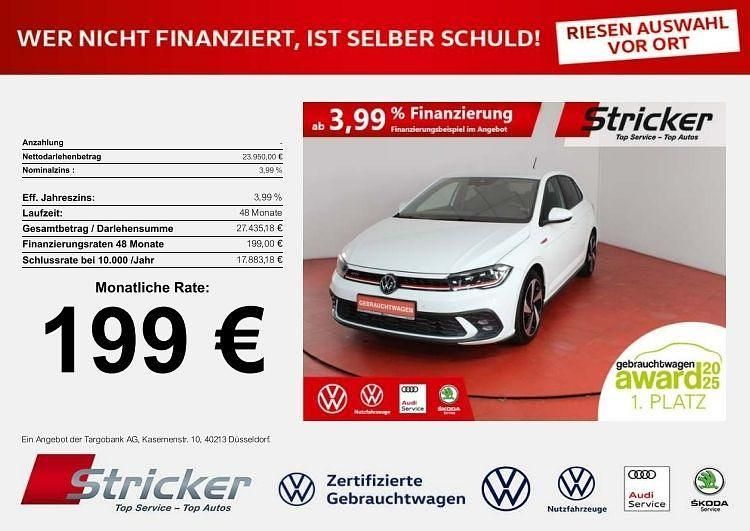 Pure white Gebraucht 2024 VW Polo GTI Limousine | 23.939 € (Guter Preis) - Bild 1/4