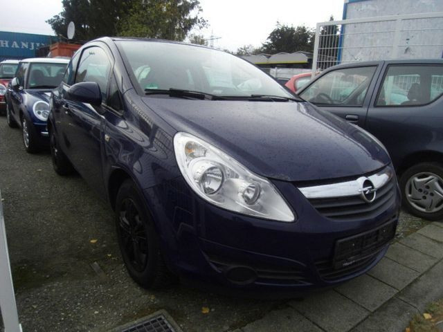 Blau metallic Gebraucht 2009 Opel Corsa Cosmo Kleinwagen | 2.788 € (Fairer Preis) - Bild 1/4