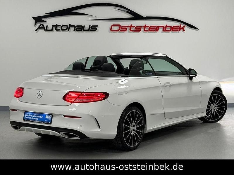 Gebraucht Mercedes C180 AMG line 156 PS (114 kW) 2017 Weiß Cabrio