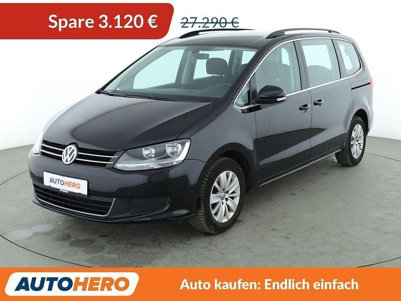 Gebraucht VW Sharan Comfortline 150 PS (110 kW) 2018 Schwarz Van / Kleinbus