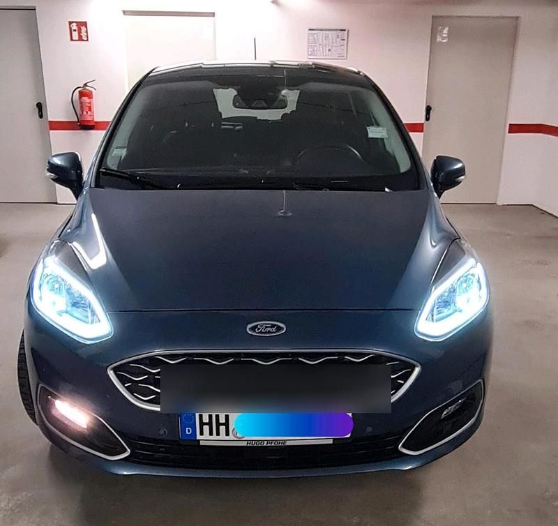 Blau Gebraucht 2020 Ford Fiesta Vignale Kleinwagen | 15.000 € (Etwas zu teuer) - Bild 1/4