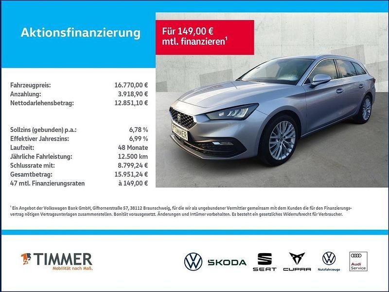 Gebraucht Seat Leon ST XCELLENCE 116 PS (85 kW) 2022 Silber Kombi