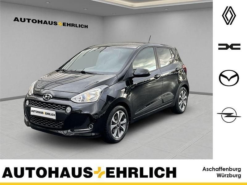 Phantom black. / mic (schwarz) Gebraucht 2019 Hyundai i10 Passion Plus Kleinwagen | 10.990 € (Fairer Preis) - Bild 1/4