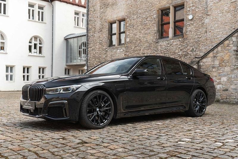 Schwarz Gebraucht 2021 BMW 745e M Sport Limousine | 42.900 € (Superpreis) - Bild 1/4
