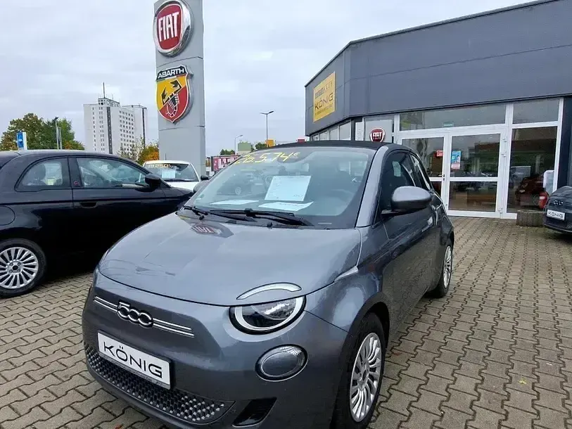 Gebraucht Fiat 500e 86 kW (118 PS) 2023 Mineral grau met. Cabrio