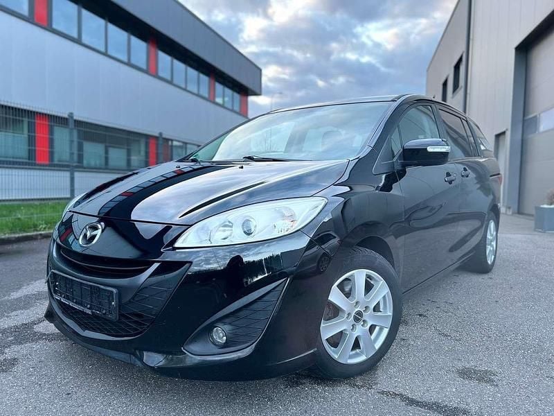 Gebraucht Mazda 5 Kenko 150 PS (110 kW) 2013 Onyxschwarz metallic Van / Kleinbus