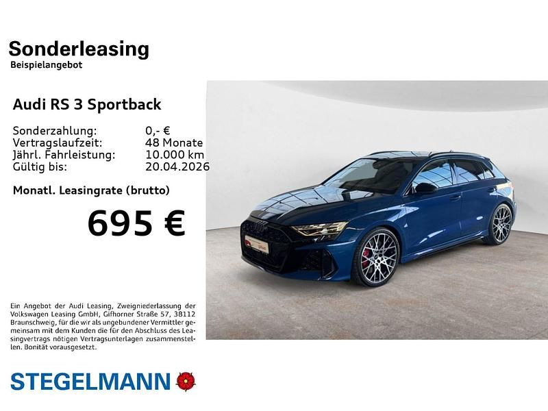 Gebraucht Audi RS3 Sportback Ambiente 400 PS (294 kW) 2025 Ascariblau metallic Kleinwagen