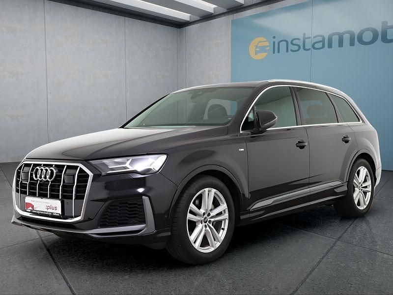 Schwarz Gebraucht 2022 Audi Q7 S-Line SUV | 58.049 € (Guter Preis) - Bild 1/4