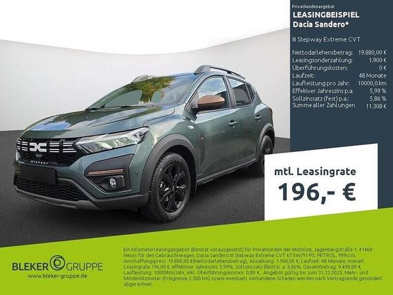 Zederngrün Gebraucht 2024 Dacia Sandero Extreme Kleinwagen | 18.690 € (Fairer Preis) - Bild 1/3