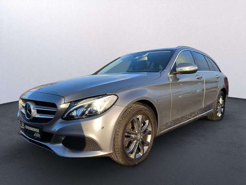 Palladiumsilber metalliclack Gebraucht 2015 Mercedes C200 Avantgarde Kombi | 19.999 € (Fairer Preis) - Bild 1/4