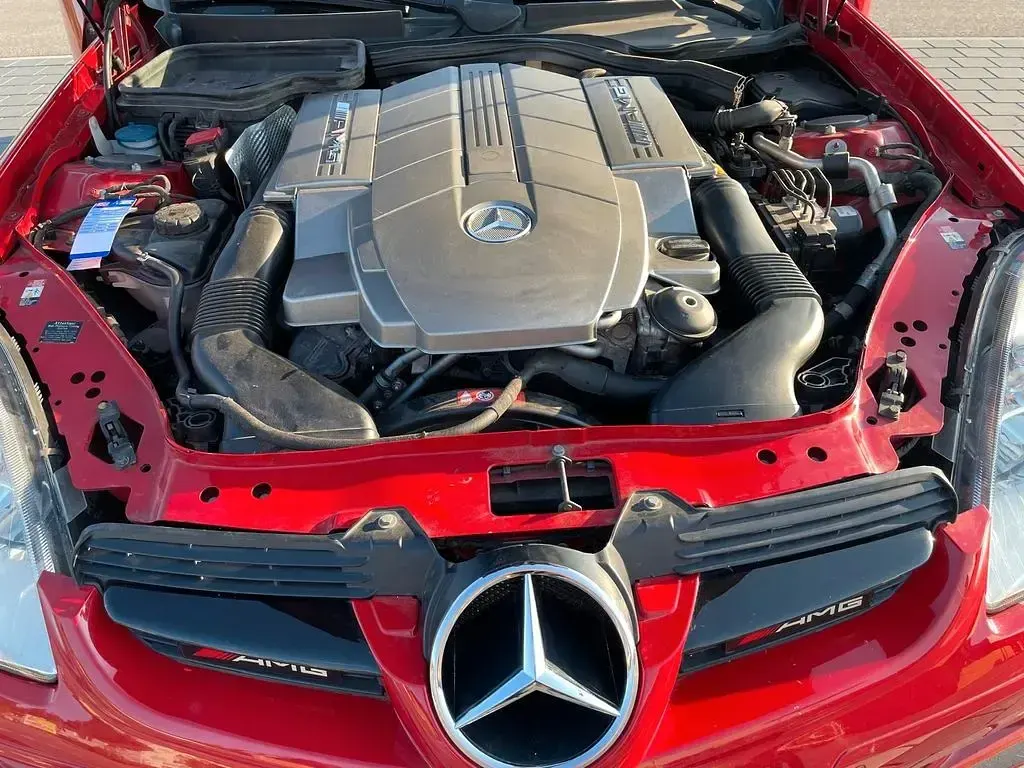 Gebraucht Mercedes SLK55 AMG AMG 360 PS (264 kW) 2004 Rot Cabrio
