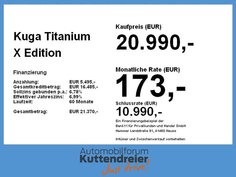 Gebraucht Ford Kuga Titanium X 190 PS (139 kW) 2023 Obsidianschwarz metallic SUV