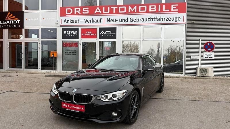 Gebraucht BMW 420 184 PS (135 kW) 2017 Schwarz ii/bonnet fluid black Cabrio