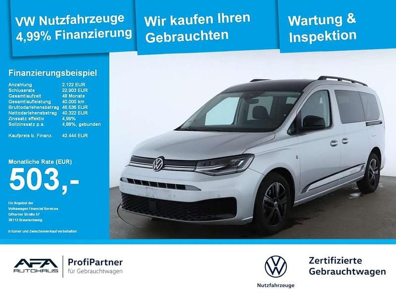 Gebraucht VW Caddy Maxi Edition 122 PS (89 kW) 2024 Silber Van / Kleinbus