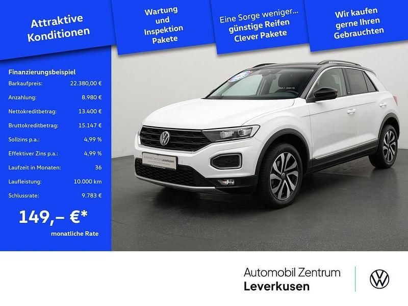 Weiss Gebraucht 2022 VW T-Roc Active SUV | 22.380 € (Superpreis) - Bild 1/4