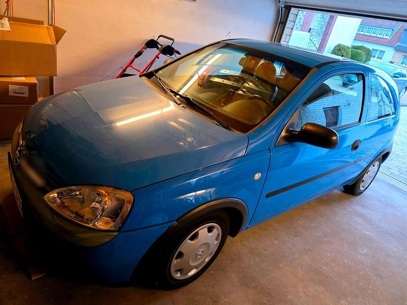 Gebraucht Opel Corsa 60 PS (44 kW) 2001 Blau Kleinwagen