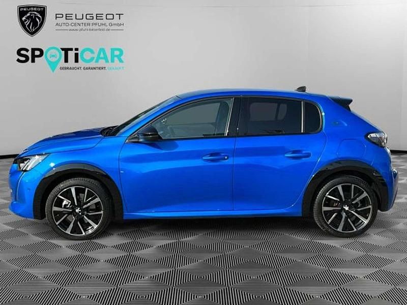 Gebraucht Peugeot e-208 GT 100 kW (136 PS) 2023 Blau Kleinwagen