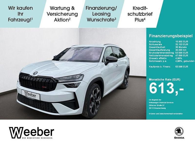 Weiß Gebraucht 2025 Skoda Kodiaq RS SUV | 63.598 € (Teuer) - Bild 1/4
