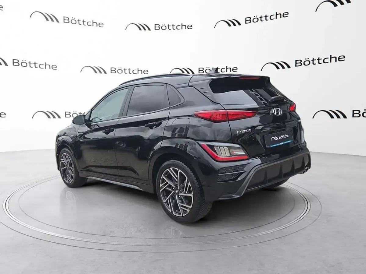 Gebraucht Hyundai Kona N Line 199 PS (146 kW) 2022 Phantom black / mic SUV