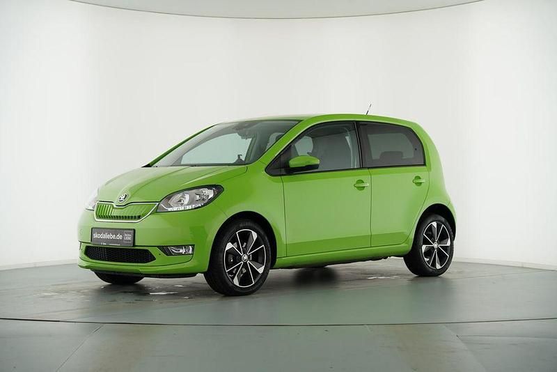 Kiwi gr}n Gebraucht 2021 Skoda Citigo-e IV Best of Kleinwagen | 13.889 € (Fairer Preis) - Bild 1/4