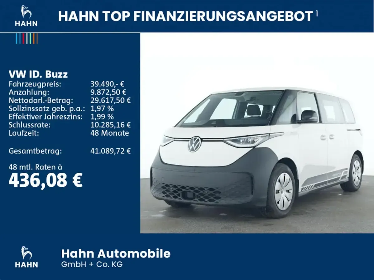 Używany VW ID. Buzz Pure 125 kW (170 KM) 2025 Biały Minivan