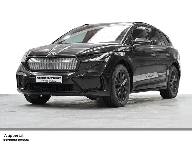 Schwarz Gebraucht 2024 Skoda Enyaq iV SportLine SUV | 53.480 € (Guter Preis) - Bild 1/4