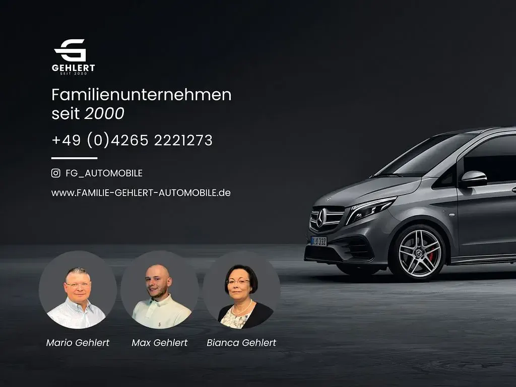 Gebraucht Mercedes V220 163 PS (119 kW) 2019 Weiß Van / Kleinbus