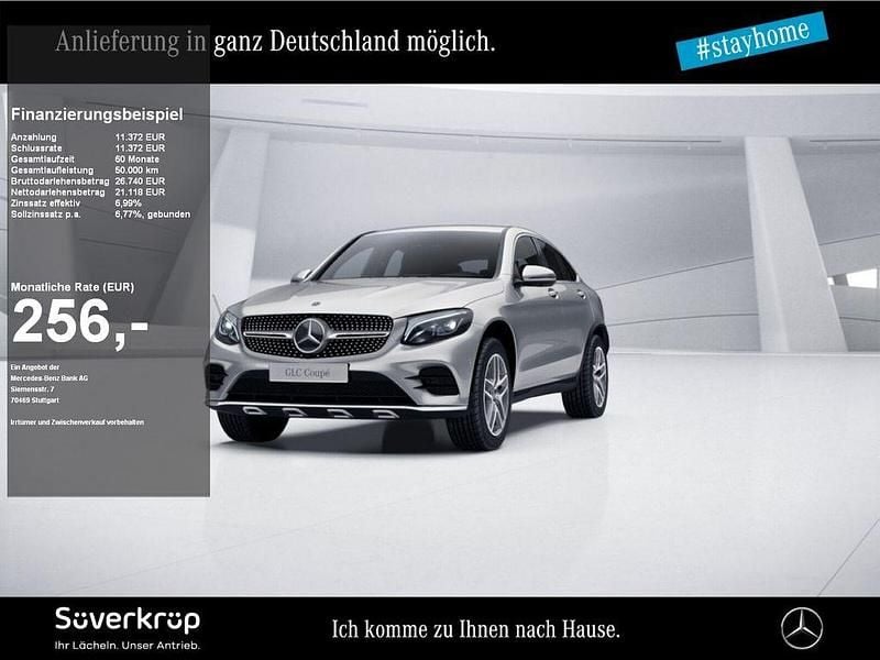 Silber Gebraucht 2018 Mercedes GLC250 AMG Coupé | 32.490 € - Bild 1/3