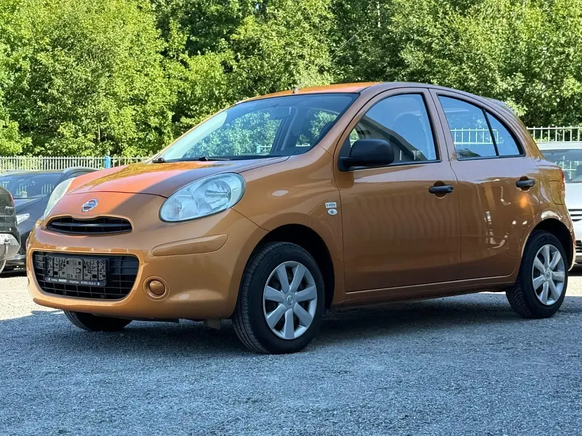 Gebraucht Nissan Micra Visia 80 PS (58 kW) 2011 Orange Kleinwagen