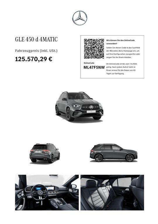 Neu Mercedes GLE450 AMG AMG 367 PS (269 kW) 2025 Grau SUV