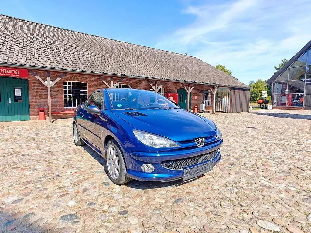 Gebraucht Peugeot 206 CC Platinum 136 PS (100 kW) 2006 Lack blau montebello Cabrio