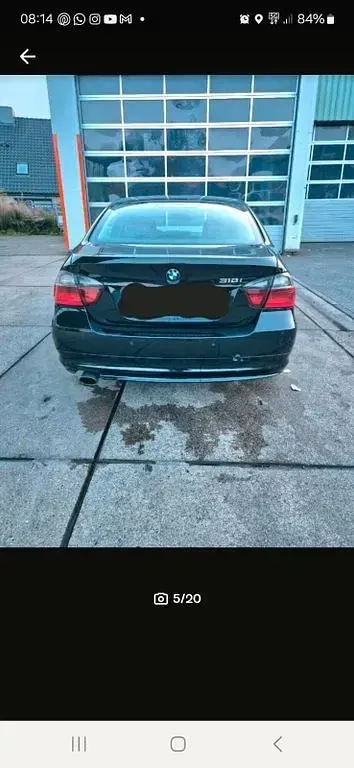 Gebraucht BMW 318 143 PS (105 kW) 2008 Schwarz Limousine