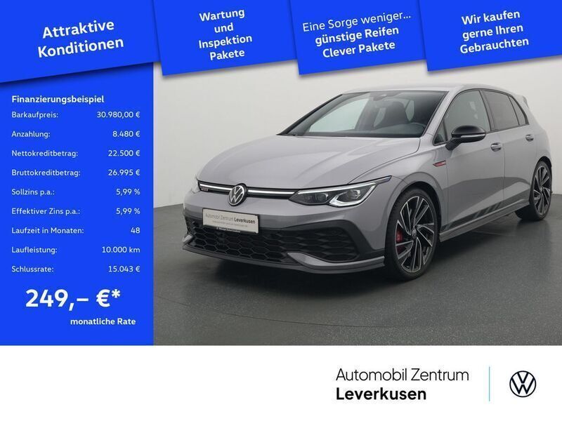 Schwarz / mondstein grau (metallic) Gebraucht 2022 VW Golf VIII GTI Clubsport Limousine | 30.980 € (Guter Preis) - Bild 1/4