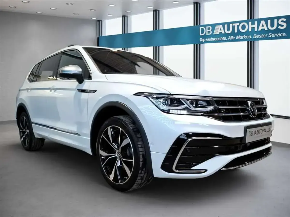 Gebraucht VW Tiguan Allspace R-line 200 PS (147 kW) 2024 Weiß SUV