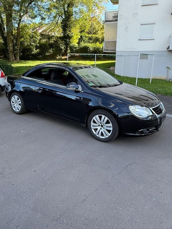 Schwarz Gebraucht 2007 VW Eos Cabrio | 3.600 € (Guter Preis) - Bild 1/4