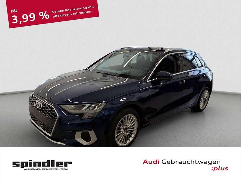 Navarrablau metallic Gebraucht 2024 Audi A3 Advanced Plus Limousine | 29.480 € (Superpreis) - Bild 1/4